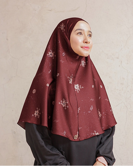 HijabDirumahAja-Motif Garnet